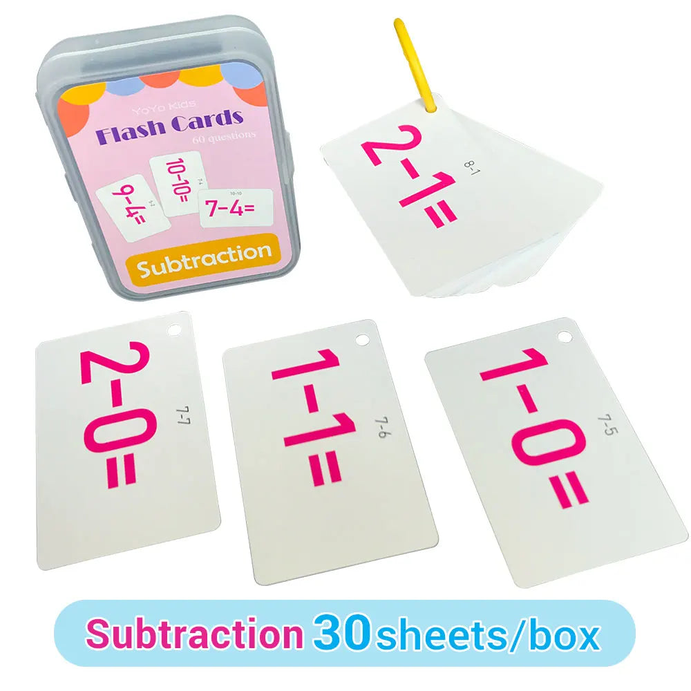 English Words Learning Flashcards for Kids 3-6 Years Reading Enlightenment Cards Educational Toys Montessori Teaching Aids