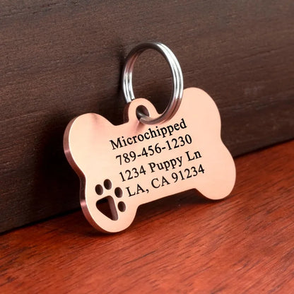Personalized Dog ID Tag Free Engraving