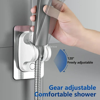 Turbo Bathroom Shower Head Strong Current Shower Heads High Pressure Powerful Rain Shower Head 5 Modes Universal Shower Head Set