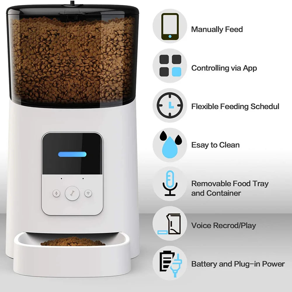 lahvo pet feeder automatic pet feeder smart pet feeder wifi