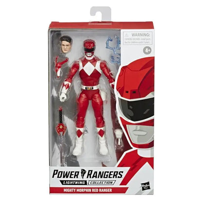 Hot Power Rangers Red Ranger Anime Figure Lightning Collection Dino Fury Action Figures Statue Model Doll Toys Gifts