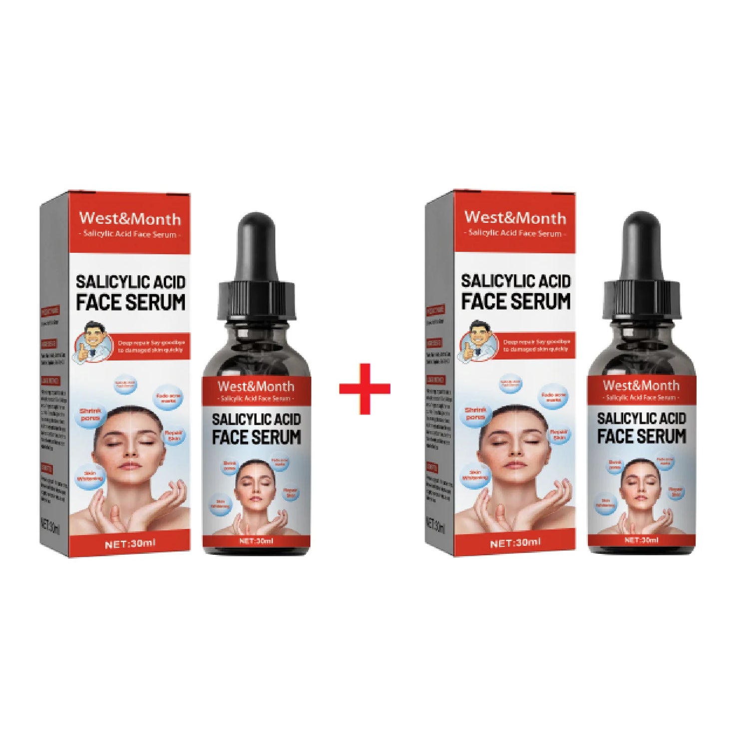 West &amp; Month Salicylic Acid Facial Serum 