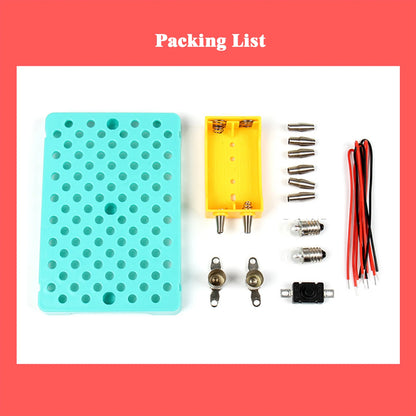 DIY Basic Circuit Electricity Learning Kit Physics Educational Toys For Children STEM Experiment Teaching Hands-on Ability Toy