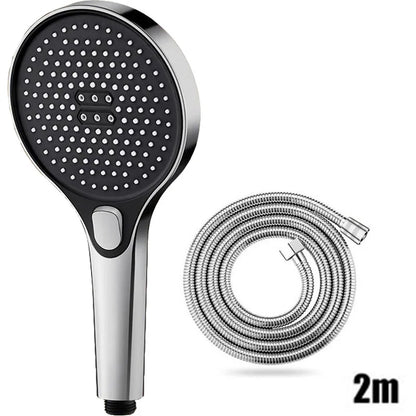 Showerhead 3 modes shower for bathroom items large panel accessories knobs showers replete portable heads parts fixture home