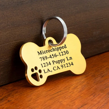 Personalized Dog ID Tag Free Engraving