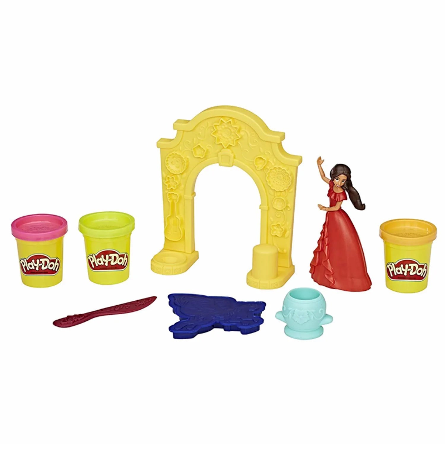 Hasbro Colourful Clayse Sets Play-Doh Clay Moulds Toy Making Tools Princess Elena Suit Peripheral Products Model Toys