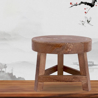 Wood Low Stools Small Bench Plant Stand Indoor Outdoor er Pot Holder Shelf Modern for Entryway Garden Decoration