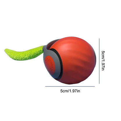 1-3Pcs Automatic Moving Cat Toy Ball Smart Cat Toys 2-Speed Adjustment Speedy Tail Cat Toy with Replacement Tail Cat Supplies