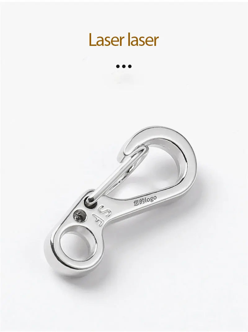 EDC SF Gear Mini Spring Hang Mountain Climb Paracord Quickdraw Carabiner Tactical Keyring Survive Camp Clasp Hook Backpack Hike