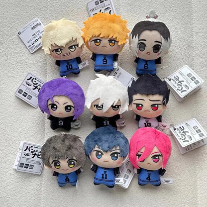 10cm New Blue Lock Plush Pendant KeyChain Isagi Yoichi Nagi Seishiro Mikage Reo Rin Itoshi Itoshi Sae Action Doll Toy Bag Gift