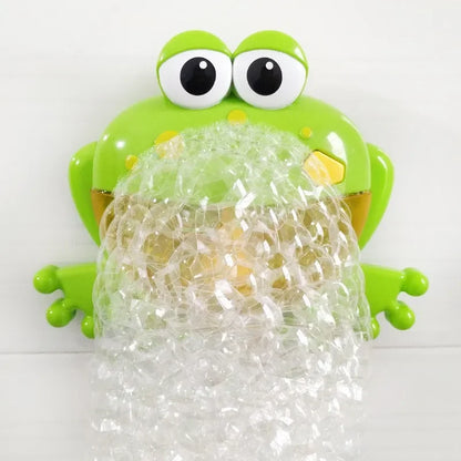 Baby Bath Toys Bubble Machine Crabs Frog Music Kids Bath Toy Bathtub Soap Automatic Bubble Maker Baby Bathroom Toy for Children