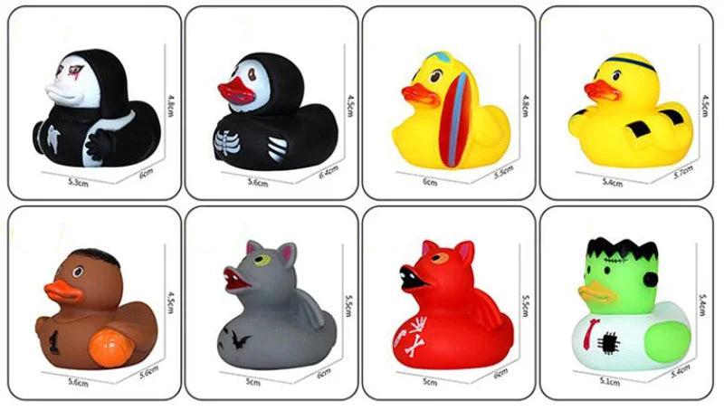 1pcs Creative Sports Duck toy Baby Bath Toys Rubber Ducks for Summer Beach Pool Activity Floating Ducks Bathtub Toy for Toddlers