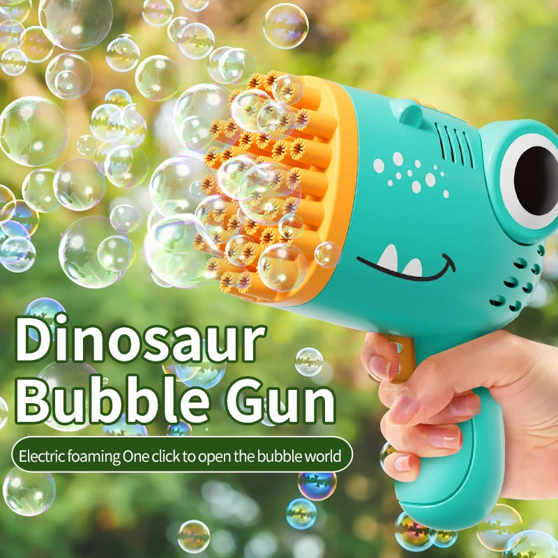 Dinosaur Bubble Machine 40 Hole Outdoor Wedding Children&