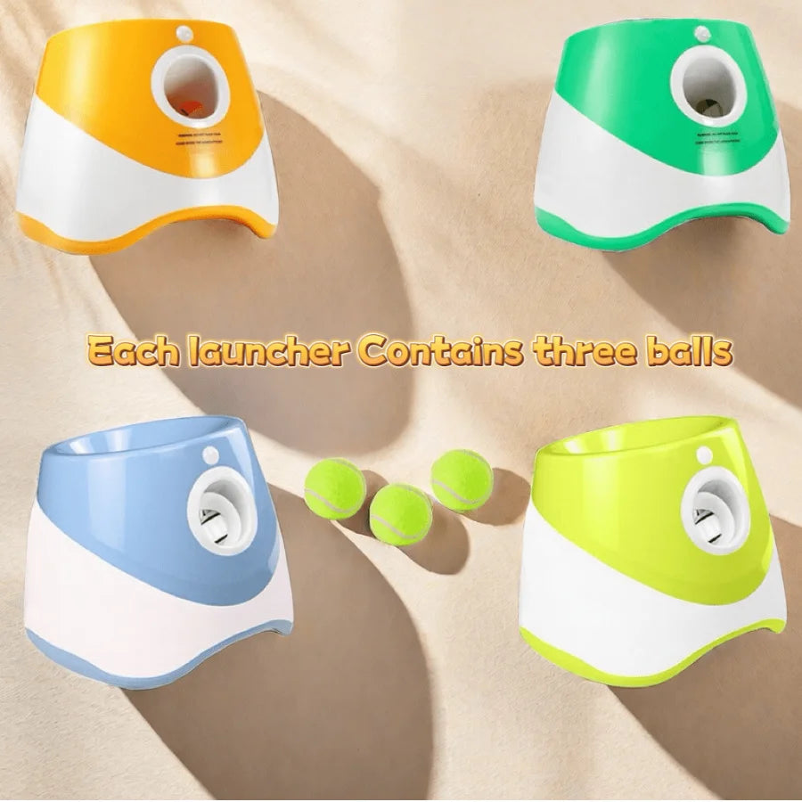 Pet Dog Automatic Ball Launcher Chase Toy