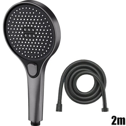 Showerhead 3 modes shower for bathroom items large panel accessories knobs showers replete portable heads parts fixture home
