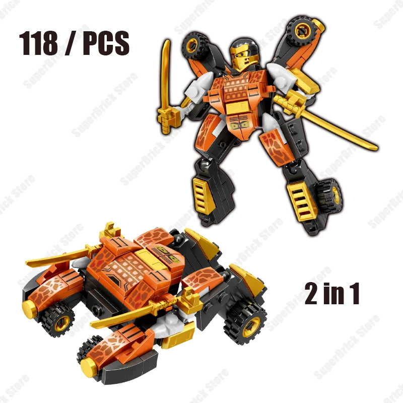 Gift Ninja New Legacy Kai Jay Zane Lloyd Mech Super Armor Robot Figures Building Blocks Kit Bricks Classic Movie Model Kids Toys