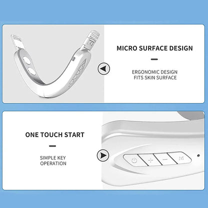 V Face Massager Portable Facial Massage Device Facial Lifting Slimming Massage Double Chin V Face Shaped Cheek Lift Belt Machine
