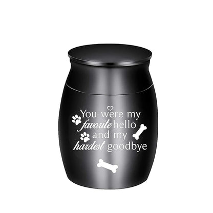 Pet Memorial Small Urn for Dog Ashes