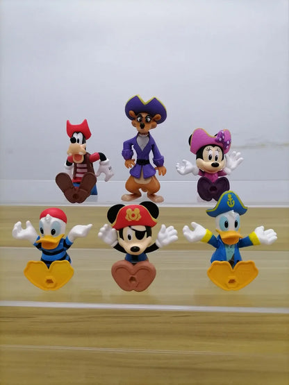 Mickey Mouse And Friends Minnie Anime Figurine Donald Duck Daisy Ornaments Disney Cartoon Action Figure Model Toys Kids Gifts