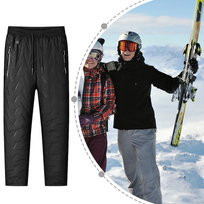 Winter Thermal Hiking Pants USB Electric Heating Trousers Ski Wear Heater Sports Thermal Motorcycle Pants Heated Trousers