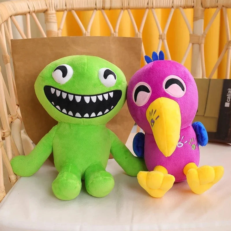 1/3pcs Garden Of Banban 6 Sir Dadadoo Plush Toys Horror Game Garten Of Banban Plush Chapter 6 Grey Open Mouth Toy Birthday Gifts