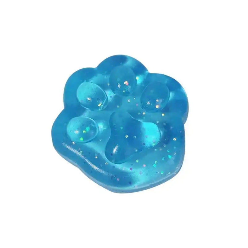 Stress Relief Vent And Release Cute Trending Venting Toy Surging Interest Trending Cat Paw Squeeze Toy Fun Glittery Hot