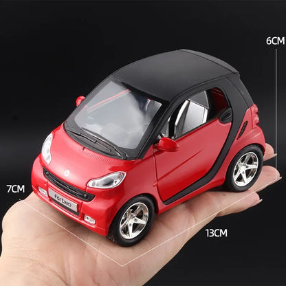 1:32 Mercedes-Benz SMART Miniatures Alloy Diecast Model Car Model Sound &amp; Light Toys For Kids Cute and Compact Christmas Gifts