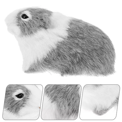 Guinea Pig Plush Toy Plush Animal Doll Realistic Hamster Model Guinea Pig Model for Education Small Gift