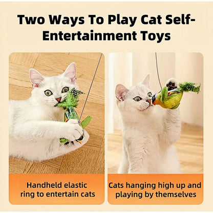 1 Pc Cat Toys For Indoor Cats Interactive Cat Toy Realistic Bird Sound Cat Toy Plush Cat Toy Catnip Cat Toy for Cats Kitten Toy
