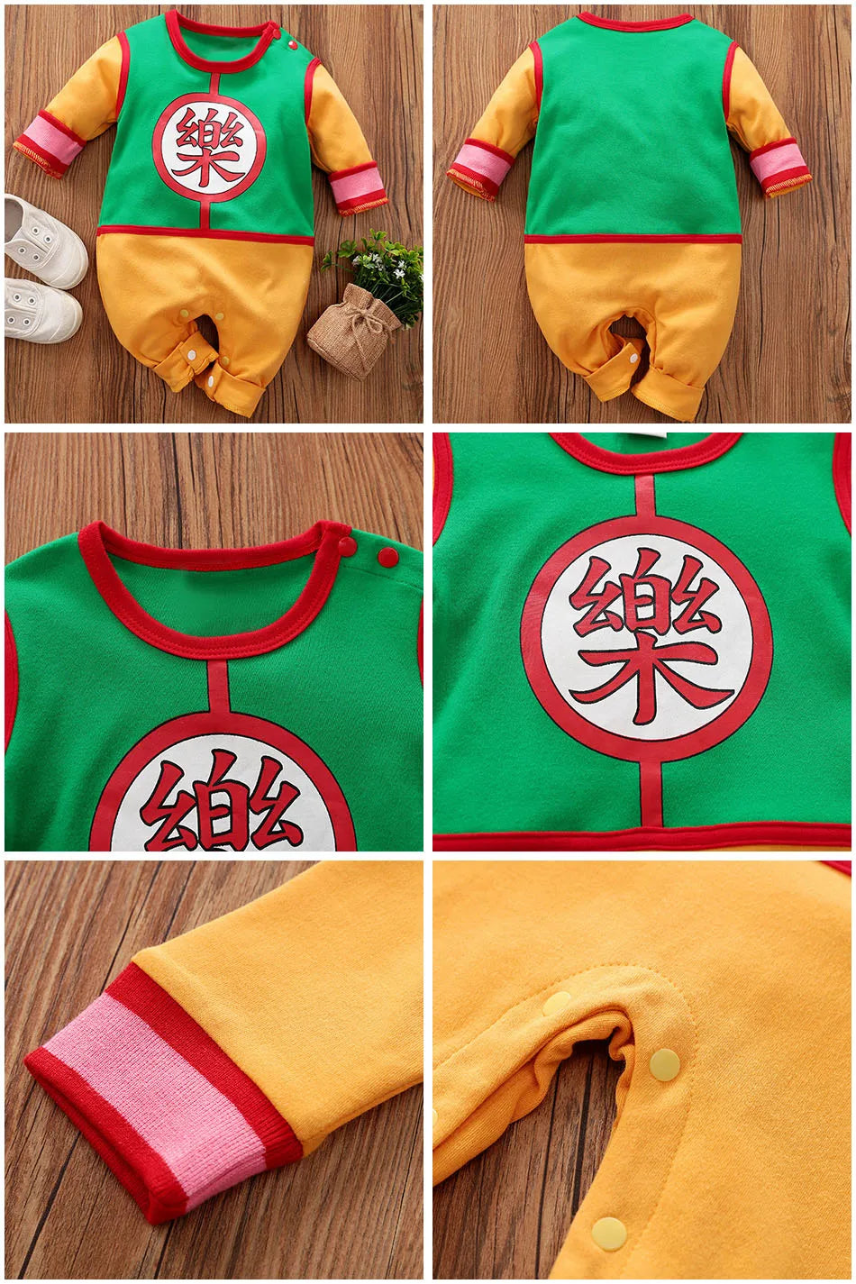 Baby Girl Boy Costume Anime Clothes Newborn Romper Infant Luffy Akatsuki Vegeta Cosplay Jumpsuit Toddler Halloween Costume 0-18M