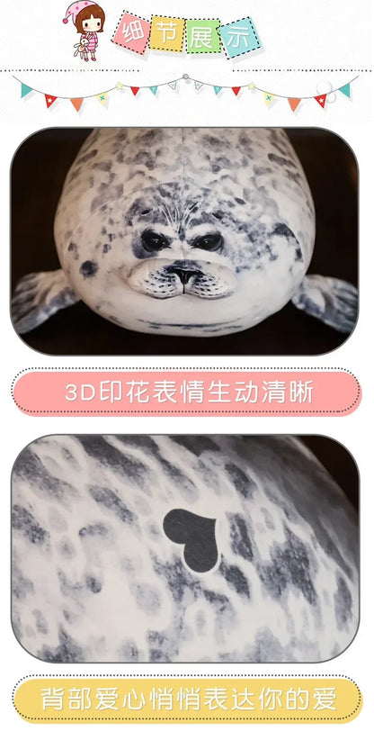 Fat Plush Foca Gorda Seal Toy Stuffed Animal Foca Guatona Peluche Soft Doll Sleeping Pillow Cute Sea Lion Doll Christmas Gift