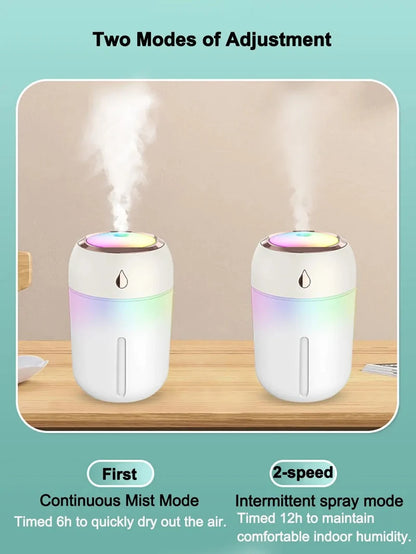Xiaomi Mini Car Portable Air Humidifier Electric Aroma Diffuser LED Cool Light Mist For Home Car Aromatherapy Plant Purifier