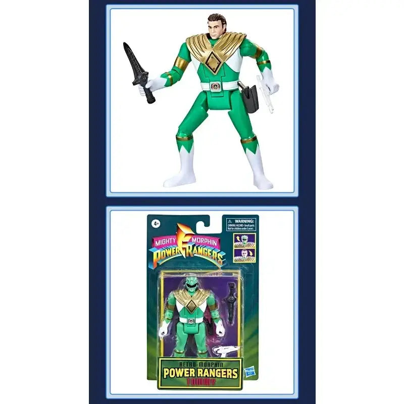 Green Power Ranger figure and packaging