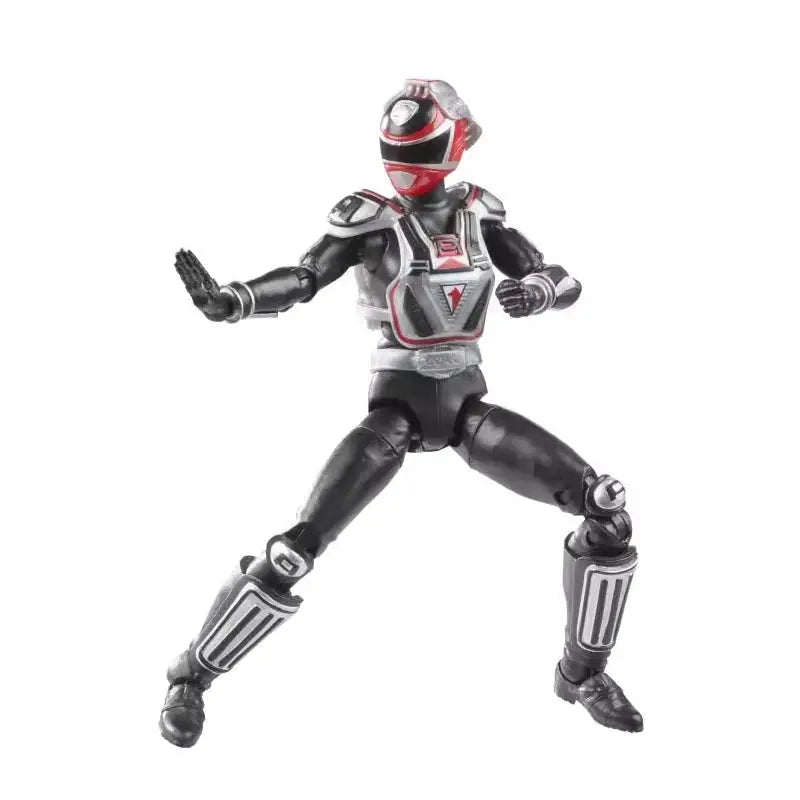 Hasbro Anime Power Rangers Squad Red Ranger Black Ranger Christmas Gifts Active Joint Genuine Action Figure Model Toys