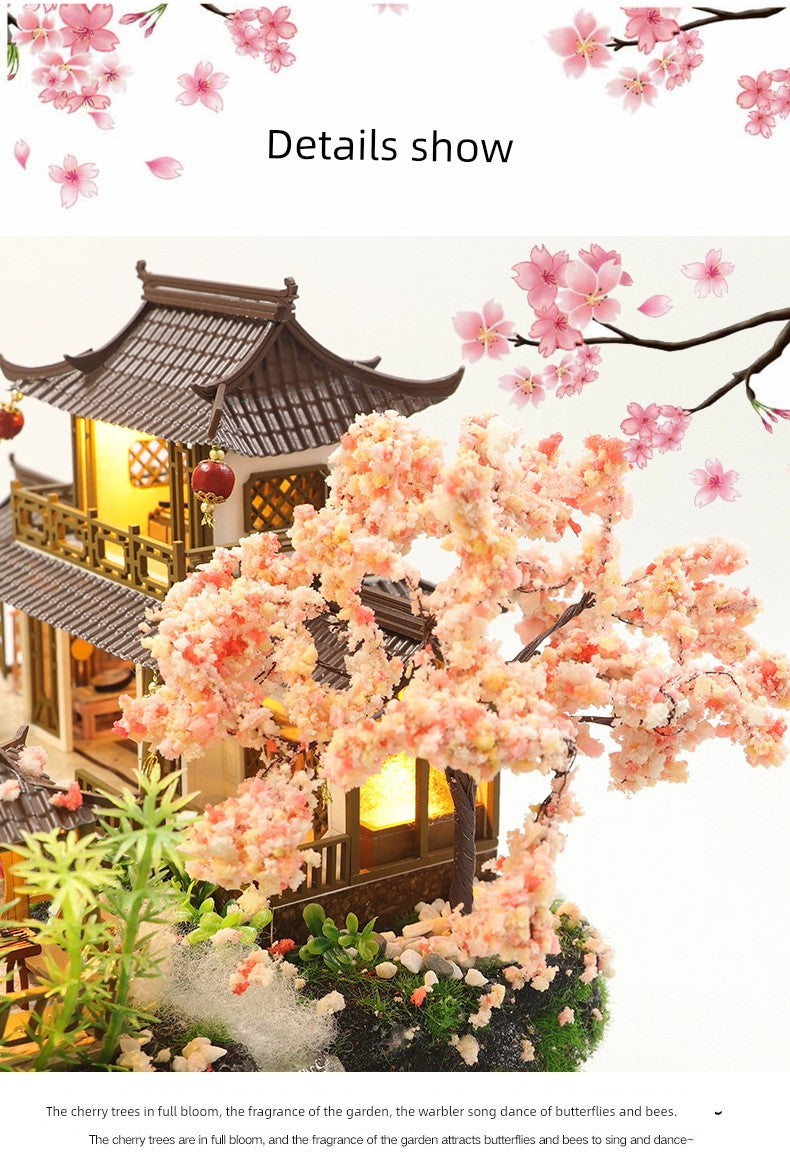 Chinese Style Fairyland House Ancient Architecture DIY Cottage