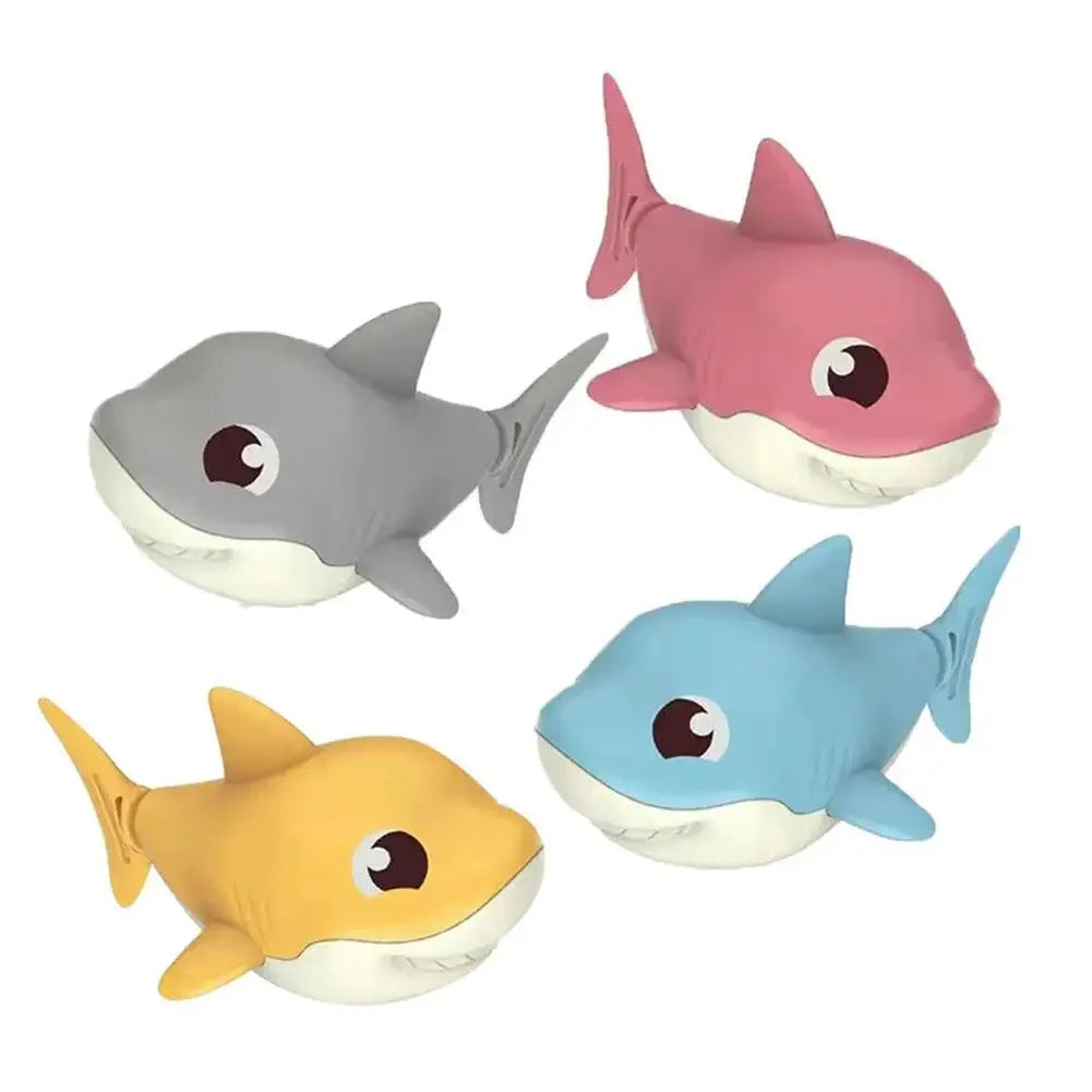 Baby Bath Toy Animal Cute Cartoon Shark Crocodile Classic Baby Water Toy Infant Swim Chain Clockwork Kids Beach Bath Toys Single