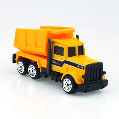 1Pc Children Car Toys Alloy Fire Truck Police Car Excavator Diecast Construction Engineering Vehicle Toys For Boys Gift