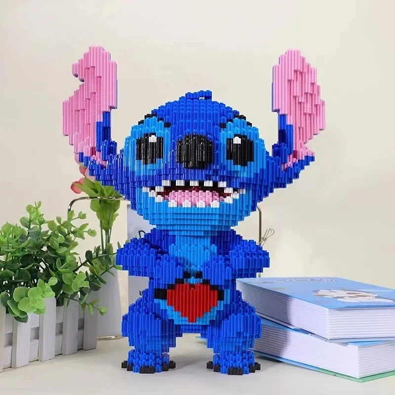 33CM Oversized Love Stitch Block Toy for Children and Adults To Assemble Small Particle Bricks As A Holiday Gift