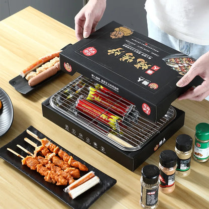 Portable Charcoal Disposable Grill/Barbecue