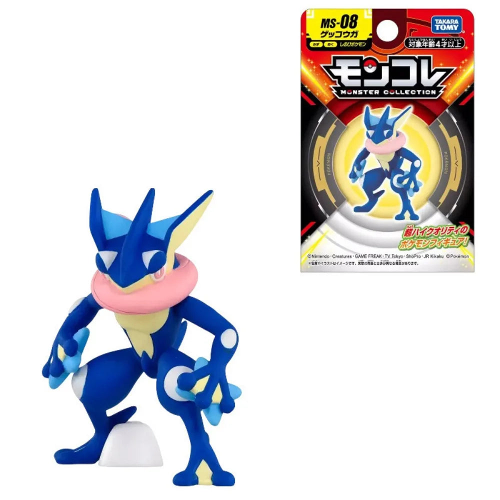 Genuine TAKARA TOMY Pokemon MS Series Inteleon Meowscarada Garchomp Psyduck Piplup Sprigatito Fuecoco Tinkaton Ornaments Models