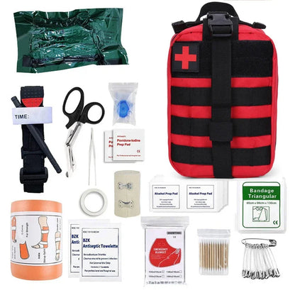 Tactical First Aid Kit EDC Survival Emergency Kits Bag Gear Outdoor Hunting IFAK EMT Medical Pouch Tourniquet Bandage