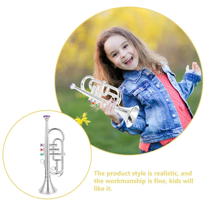 Classical Clarinet Trumpet Saxophone Imitation Musical Instrument Toys Boys Girl Early Education Learning Tool for Kids Children