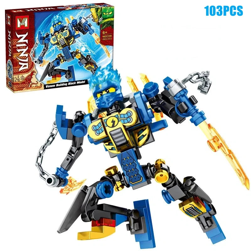 Gift Ninja New Legacy Kai Jay Zane Lloyd Mech Super Armor Robot Figures Building Blocks Kit Bricks Classic Movie Model Kids Toys