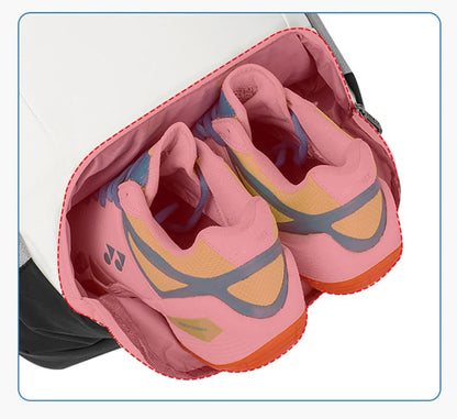YONEX Badminton Racket Backpack Waterproof Sports 2pcs Tennis Shoulder Bag With Shoe Compartment Ergonomic Design For Unisex