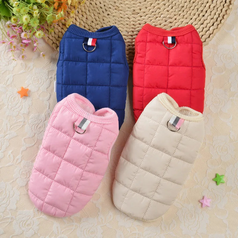 Windproof Puff Vest for Small Dogs