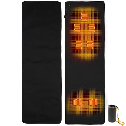 Winter Heating Mat USB Heating Sleeping Mat Camping Warming Mattress Temperature Warm Tent Sleeping Mat Foldable Sleeping Pad