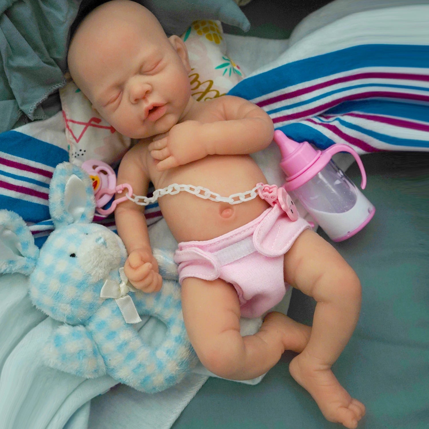 12&quot;  Micro Preemie Full Body Silicone Baby Doll Boy &quot;Liam&quot; &amp; Girl &quot;Nova&quot; Lifelike Reborn Doll Surprice Children Anti-Stress