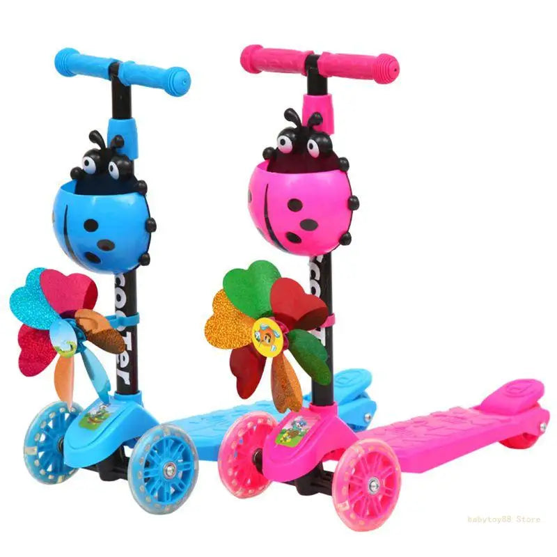 Y4UD Plastic Scooter Learn to Steer Supplies Gift Kids Children Baby Toy