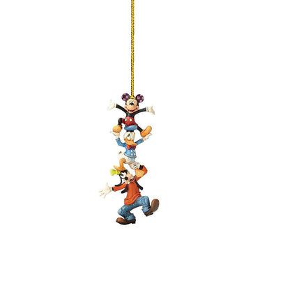 Disney Cartoon Mickey Mouse Minnie Anime Figures Christmas Decoration Acrylic Christmas Tree Acrylic Plane Pendant Kids Toys