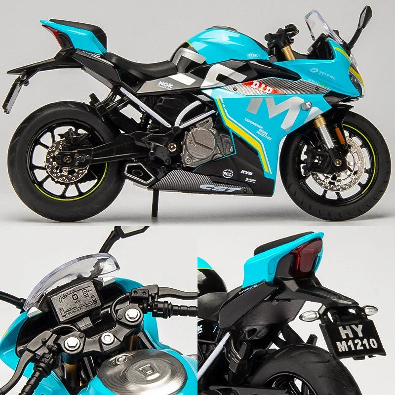 1:12 Spring Breeze CF 250SR Diecast Motorcycle Model Toy Replica With Sound &amp; Light birthday  christmas gift Collection bike